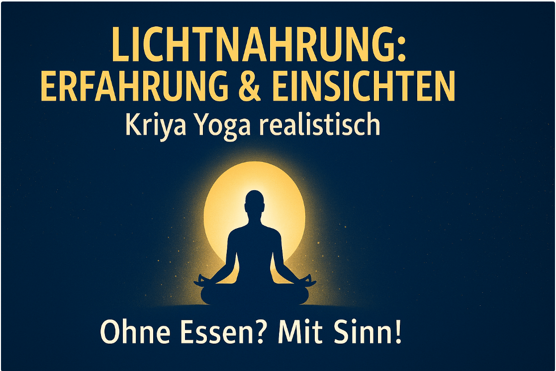17 Kriya Yoga & Lichtnahrung: 21 Tage Fasten – Hammer-Erfahrungen, Risiken & Einsichten