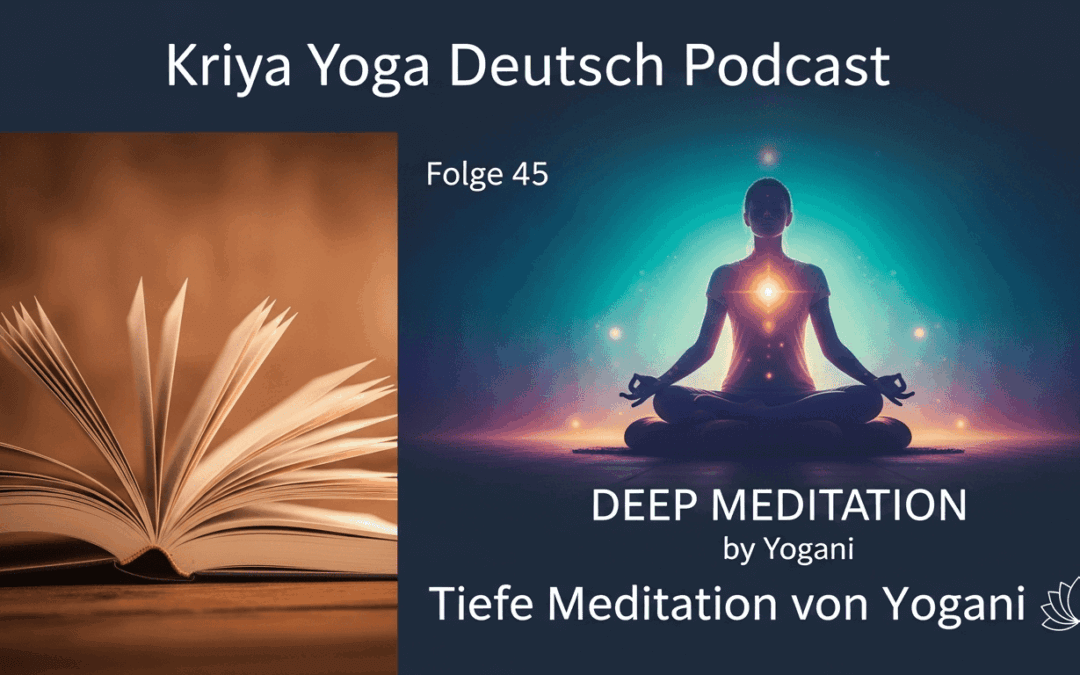 "Tiefe Meditation" Buch von Yogani